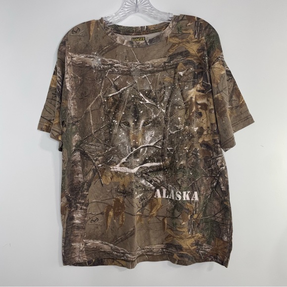 Ranger Other - Ranger Alaska Realtree Camo Camouflage Short Sleeve T-Shirt Men’s Size L